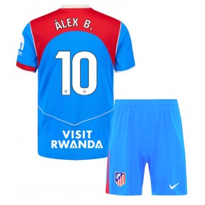 Atletico Madrid Alex Baena #10 Tredje Kläder Barn 2025-26 Kortärmad (+ Korta byxor)
